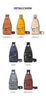 Nuevo bolso de mensajero unisex impermeable y resistente al desgaste, bolso cruzado, bolso de mano, bolso de hombro, bolso de pecho, hecho de tela resistente al desgaste, gran capacidad con bolsillos grandes, fácil de transportar, adecuado para el trabajo - details 24
