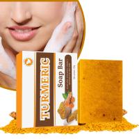 Jabón brillante de ácido kójico de cúrcuma y limón, jabón hecho a mano, loción hidratante iluminadora, jabón Facial corporal - details 15