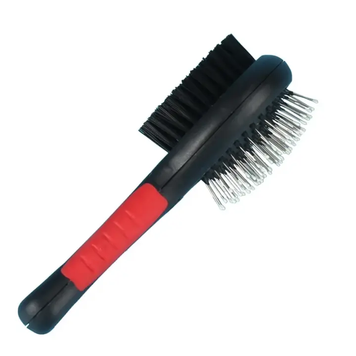 Cepillo para Mascotas Doble Cara Cepillo de Pelo Largo para Perros, Gatos - 1