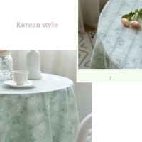 Mantel con borlas de Margarita de estilo coreano, decoración redonda de té de flores de algodón, juego de mesa de cocina, restaurante de bodas - details 14
