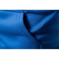 Conjunto deportivo informal para hombre con chaqueta de forro polar y pantalones con cierre de cremallera, estilo europeo y americano, color sólido, otoño invierno - details 10