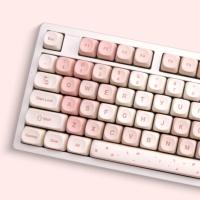 143 Keys Pink MOA Profile PBT Keycaps Customs Dye Sub Key caps for 61/87/104 Cherry MX Switch Gaming nical Keyboard - details 0
