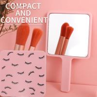 Espejo de Maquillaje Manual Compacto Espejo de Vaidad de Salón con Mango para Extensiones de Pestañas - details 3