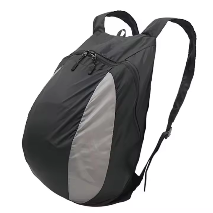Mochila para casco de motocicleta de gran capacidad, Material de nailon ligero, bolsa de transporte para casco, plegable a prueba de salpicaduras - 1