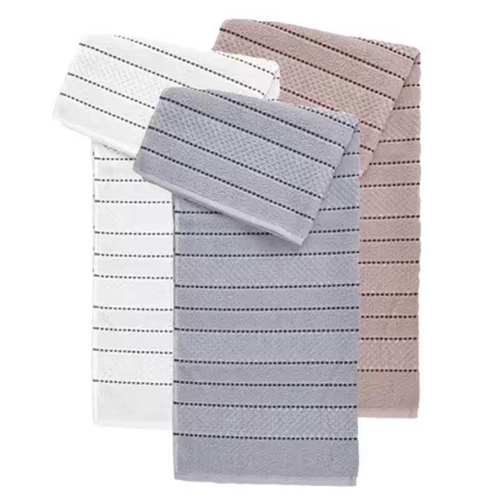 Set de 3 Paños de Cocina 100% Algodón en Colores Variados - 1