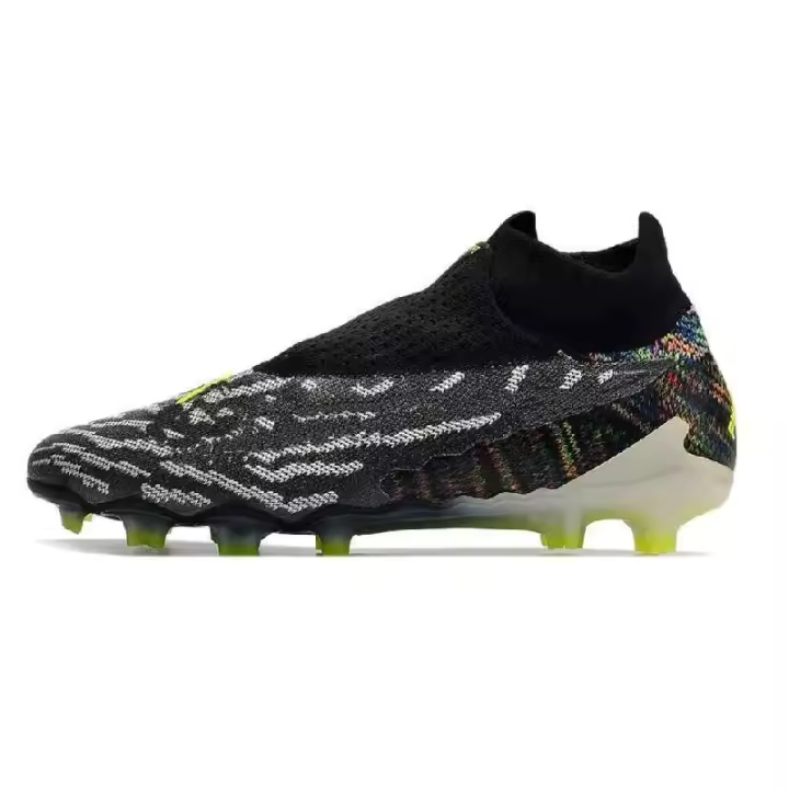 Zapatos de fútbol de verano para hombre, antideslizantes, con diseño de uñas, para exteriores, de cuero, malla de goma, soporte para el tobillo - 1