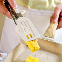 Pinzas de silicona de acero inoxidable para alimentos, pinza antiadherente de fácil limpieza para ensalada y barbacoa - details 1