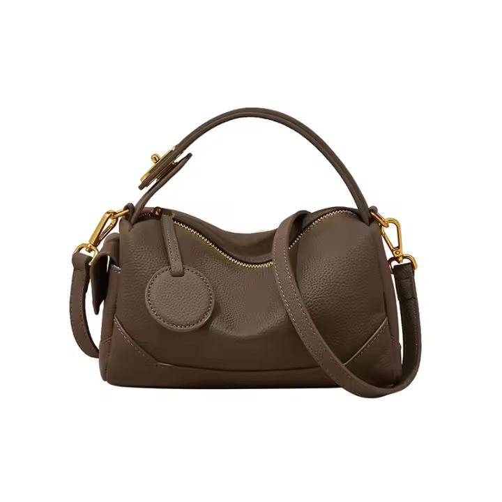 FOXER-Bolso de hombro de piel de vaca para mujer, bandolera pequeña de alta calidad, de cuero genuino, elegante - 1