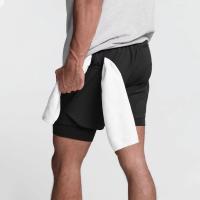 Pantalones cortos corrientes de la surf del sudor activo de la aptitud respirable para hombre del verano del logotipo de encargo del envío rápido - details 11