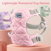 Arnés ligero perros, chaleco impermeable cachorros, arnés pequeños, medianos grandes, Bulldog, bonito corazón de amor, correa el - details 1