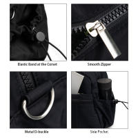 Bolsa de Gimnasio Fitness Multifuncional Paquete de Semana de Gran Capacidad para Viajes al Aire Libre Bolsa de Mensajero de Nylon Recomendada para Edades Mayores - details 2