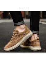 Zapatillas de deporte de cuero para hombre, zapatos informales para caminar al aire libre, fondo suave para las cuatro estaciones - details 15