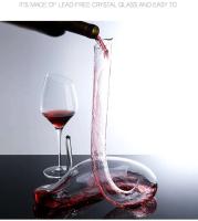 Botella creativa hecha a mano con forma de serpiente, juego de vasos rojos de vidrio transparente, dispensador para el hogar, botella de vino de 1500ml - details 4