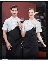 Chaqueta de cocina, uniforme de Catering, ropa de Chef de manga corta, camarera de Hotel, restaurante, ropa de trabajo, panadería, abrigo de Chef de Sushi, camisa de cocina - details 8