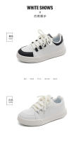 Zapatos Pequeños blancos de nueva versión coreana para niñas, calzado deportivo informal, con aumento de altura, a la moda - details 14