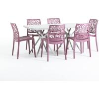 Muebles de Exterior de Polipropileno con Fibra de Vidrio Ideal para Interior, Cocina, Jardín, Sillas de Restaurante y Contract - details 4