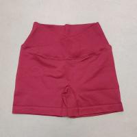 Crossover mujeres deporte gimnasio entrenamiento correr cintura alta Yoga Push Up cadera sin costuras Fiess Shorts - details 9