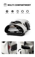 Mochila de cuero para hombre, mochila vintage para ordenador portátil de 15,6 pulgadas, mochila de viaje duradera impermeable, mochila de cuero universitaria - details 16