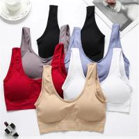 Conjunto de Top Sin Costuras para Mujer Cintura Baja, Sin Cable, Traje Trasero, Sujetador Recubierto - details 3