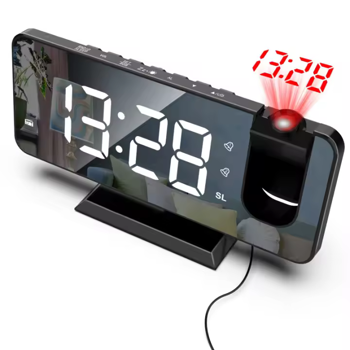Reloj Despertador de Proyección Digital Montado en la Techo de Tu Dormitorio - 1