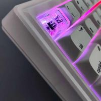 Clear XDA Keycap Blank Game Transparent Crystal Keycaps 1.75u for Switches 1PCS JIAN - details 3