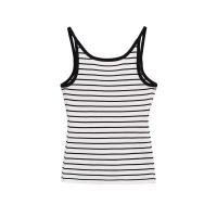 PB&ZA2025top de tirantes acanalado ajustado versátil sin mangas con cuello redondo casual simple top de tirantes nuevo verano ropa de mujer - details 2