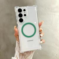 Funda de Armadura Transparente Magnética para Samsung Cubierta Protectora de Choque Reforzada con Corners de Lujo Ultra - details 8