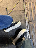 Zapatillas de lona gruesas Pantalones cortos de aumento de altura para hombres y mujeres - details 13
