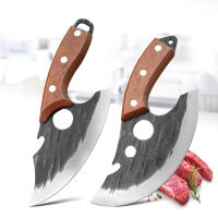 Cuchillo De Cocina Multifuncional De Acero Inoxidable Forgado Con Abrebotellas Y Funda Cuchillo Para Carne Y Desbonador - details 0