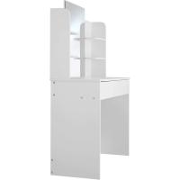 tocador de Maquillaje, Estilo Vintage, Espejo Giratorio, Taburete Acolchado, 4 cajones, Elegante, Muebles Dormitorio, tocador con Espejo, Espejo Maquillaje, tocadores de Maquillaje - details 22