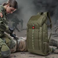 THURAM-mochila médica táctica impermeable de 40L, bolsa de primeros auxilios para senderismo, caza, pesca, Camping, deportes al aire libre - details 10