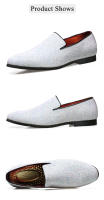 Zapatos de Hombre Personalizados de Gran Tamaño Zapatos Formales Británicos en Cuero Punta con Estilo Coreano - details 6