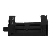 XILETU-Soporte de cabeza de trípode para XJ-8, Clip para teléfono móvil, linterna, microteléfono con nivel de burbuja, color negro, 2 uds. - details 3