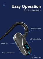 Auriculares Inalámbricos con Bluetooth, audífonos Estéreo con Micrófono para correr y música - details 13