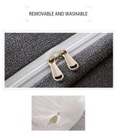 Cojín de Soporte Lumbar Triangular para Lectura con Cojín de Cabeza de Peluche Alivio del Dolor para Sofá Cama Silla Cojín de Cintura - details 5