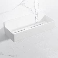 Estantes magnéticos de plástico para ahorro de espacio, organizador de condimentos de especias de gran tamaño, cestas de almacenamiento magnéticas ajustables en negro/blanco, 2 uds. - details 2