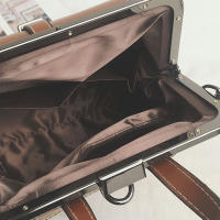 Mochila de PU para mujer, bolso de hombro con correa ajustable de Color sólido, Satchel para la escuela - details 0