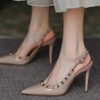 Nuevas Sandalias de Tacón Alto para Mujer 2025 Diseño Elegante de Punta Estrecha - details 1