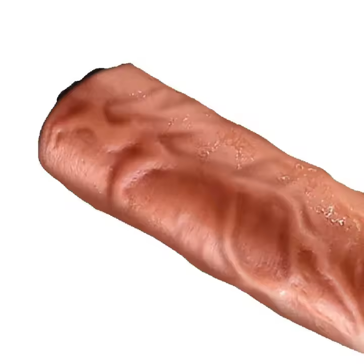 Leten Vibrador Realista Estimulador Telescópico para Mujeres Enchufe Anal Grande - 1