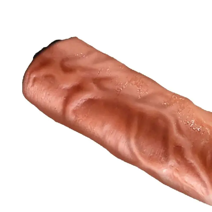 Leten Vibrador Realista Estimulador Telescópico para Mujeres Enchufe Anal Grande - 1