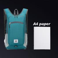 Mochila Plegable Ligera de 20L - Alta Calidad, Resistente al Desgarro, Correas Ajustables para Senderismo, Viajes y Aventuras al Aire Libre - Unisex, Diseño Compacto, Múltiples Compartimentos, Relleno de Malla, Color Verde Azulado, Mochila de Viaje - details 4