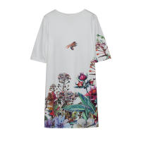 Vestido de manga media con estampado de mariposa, novedad de 2024 - details 5