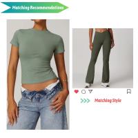 Top de yoga para mujer, ropa deportiva de alta calidad, camiseta deportiva sin costuras, ropa deportiva, camiseta deportiva. - details 0