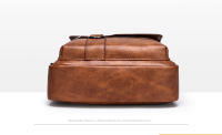 Bolso De Hombro Para Hombre De Cuero Vintage Lujo Bolso Mensajero Casual Bandolera Pequeña Bolso De Negocios Estilo Vintage - details 9