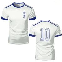 Tsubasa Animated Jersey Camiseta de talla grande con estampado 3D para hombre y mujer, deporte, manga corta transpirable de secado rápido - details 5