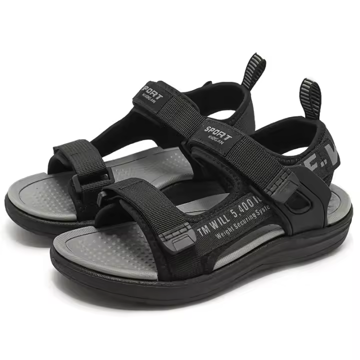 Sandalias Deportivas Transpirables para Niños Calzado de Playa Informal con Suela de Cuero Suave y Cómodo Antideslizante y a la Moda para el Verano - 1