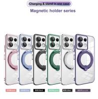 Funda de TPU suave transparente pura para Xiaomi Redmi Note 13, 12, 11, Mi 14 Pro, 11T, 12T, 13T, soporte MagSafe, cubierta de electroplaca ligera - details 0