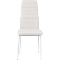 Sillas de Comedor Juego de 4 Sillas de Metal para Cocina, Silla de Mesa Comoda Silla con Asiento Tapizado, Negro - details 23