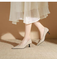 Zapatos de tacón de aguja puntiagudos de charol versátiles clásicos - details 17