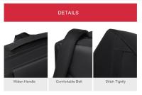 Mochila de Hombro para Negocios Impermeable Bolsa de Cinturón con Dobladillo para Laptop - details 8